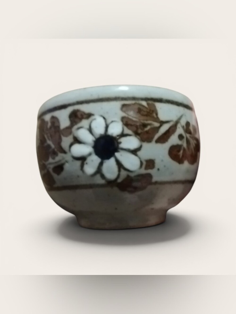 Set of 5 Small Otagiri Japan Hand Painted Tea Cups.